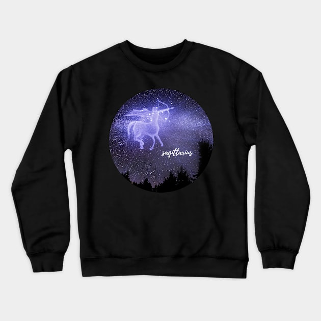 Sagittarius Crewneck Sweatshirt by Kat Heitzman